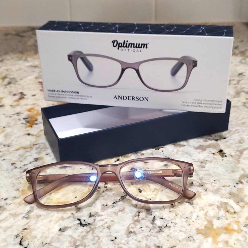 Optimum blue light blocking readers 2.5